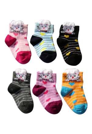 3D Baby Socks YH3DB-005